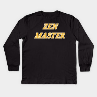 Zen Master Kids Long Sleeve T-Shirt